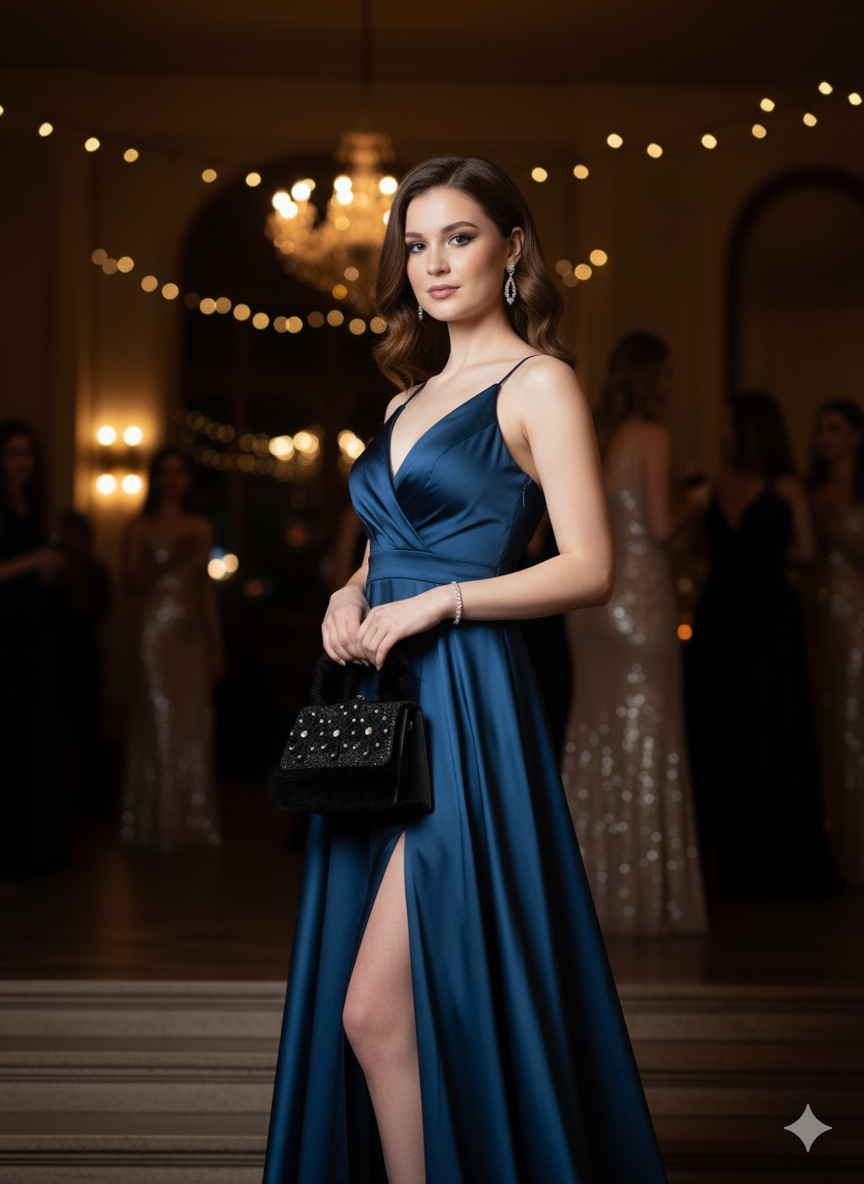 Black Dahlia Glamour Bag