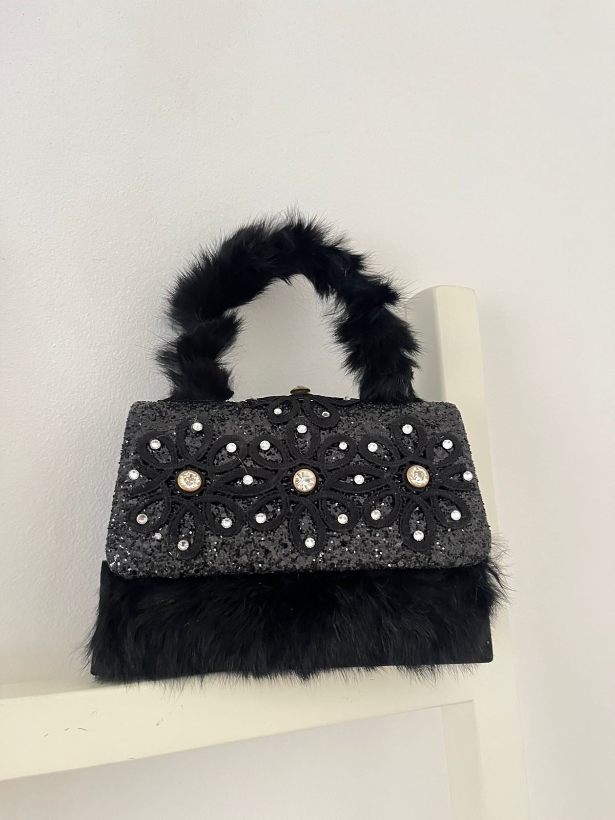 Black Dahlia Glamour Bag