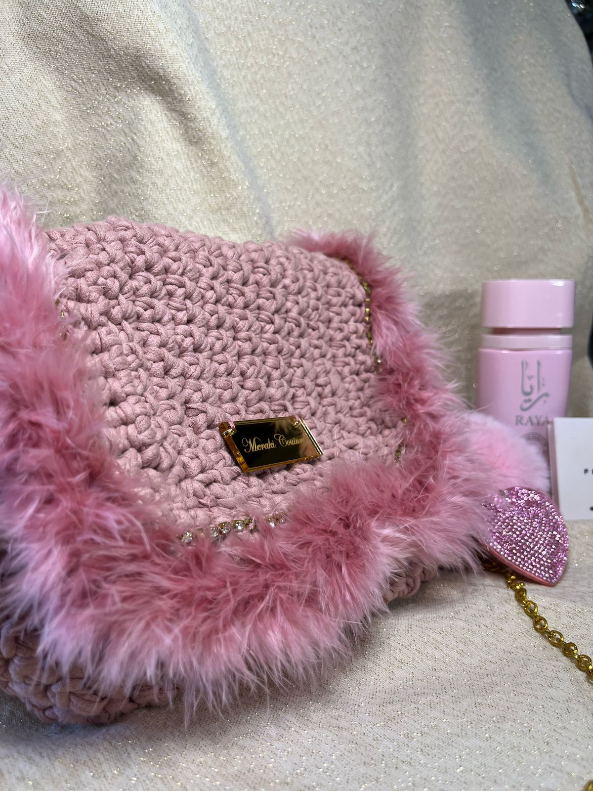 Petal Plush Handbag
