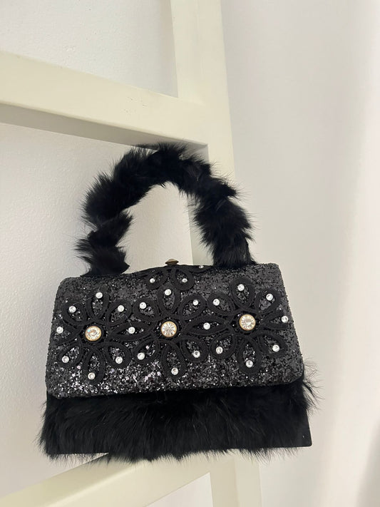 Black Dahlia Glamour Bag