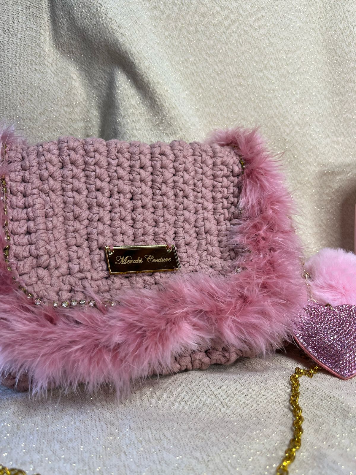 Petal Plush Handbag